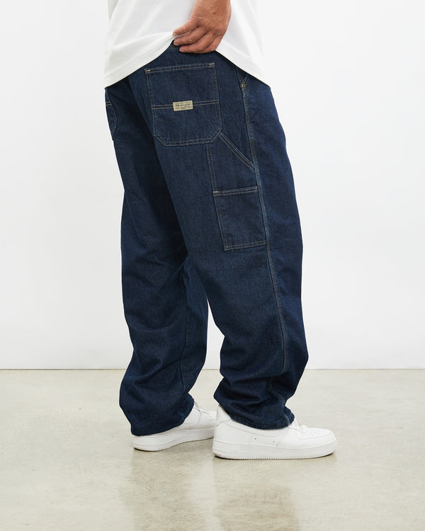 Vintage Wrangler 'Fleece Lined' Denim Carpenter Jeans <br>38"