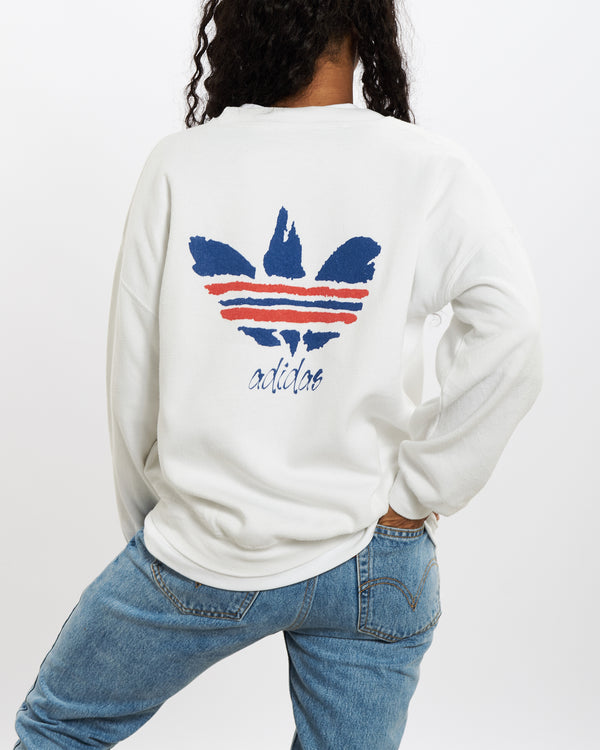 80s Adidas Trefoil Sweatshirt <br>S