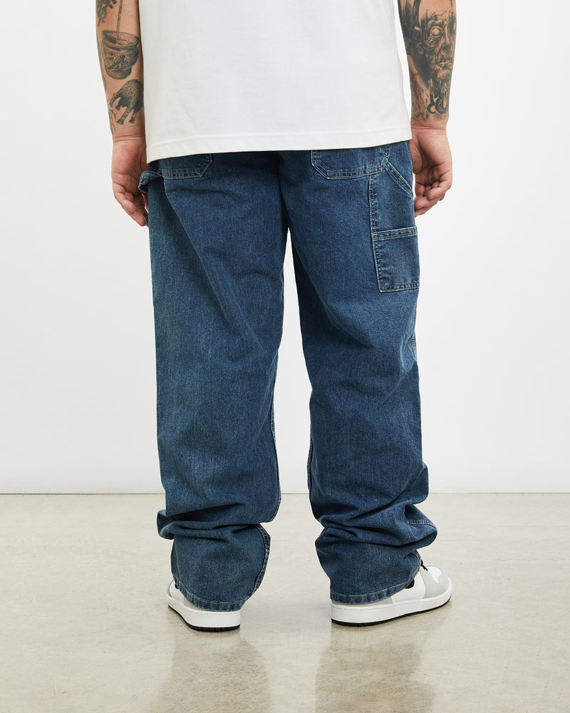 Vintage Lee Denim Carpenter Pants <br>40" , The Real Deal , newtown, sydney, australia, thrift store, opshop, preloved, secondhand, sustainable, retro, antique, 70s, 80s, 90s, 2000s, 00s, fashion, clothing, streetwear, trendy, garment, style, boutique, store, shop, archive, sale, cheap, best, top