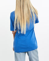 Vintage, 1991, MLB, Chicago, Cubs, Tee, The Real Deal, size medium, colour Blue, newtown, sydney, australia, thrift store, opshop, preloved, secondhand, sustainable, retro, antique, 70s, 80s, 90s, 2000s, 00s, fashion, clothing, streetwear, trendy, garment, style, boutique, store, shop, archive, sale, cheap, best, top, T-Shirts