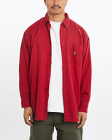 Vintage, 90s, Chaps, Ralph, Lauren, Button, Up, Shirt, The Real Deal, size large, colour Red, newtown, sydney, australia, thrift store, opshop, preloved, secondhand, sustainable, retro, antique, 70s, 80s, 90s, 2000s, 00s, fashion, clothing, streetwear, trendy, garment, style, boutique, store, shop, archive, sale, cheap, best, top, Shirts