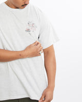 Vintage, 90s, Wrangler, Tee, The Real Deal, size large, colour Grey, newtown, sydney, australia, thrift store, opshop, preloved, secondhand, sustainable, retro, antique, 70s, 80s, 90s, 2000s, 00s, fashion, clothing, streetwear, trendy, garment, style, boutique, store, shop, archive, sale, cheap, best, top, T-Shirts