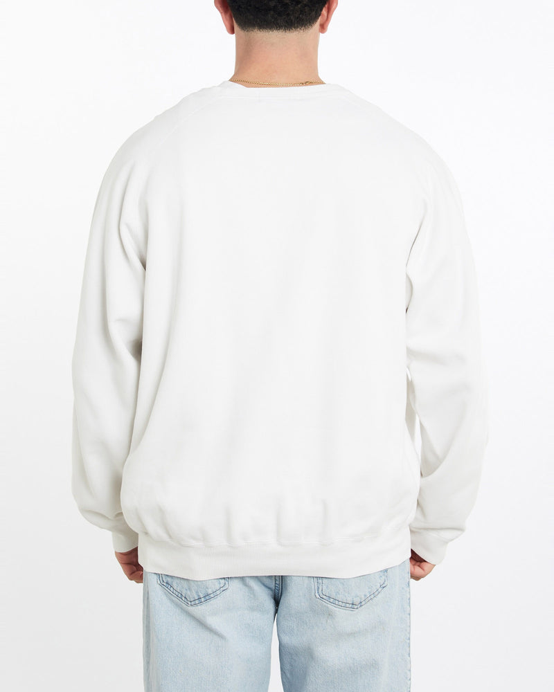 Vintage, 90s, Polo, Ralph, Lauren, Sweatshirt, The Real Deal, size double extra large, colour White, newtown, sydney, australia, thrift store, opshop, preloved, secondhand, sustainable, retro, antique, 70s, 80s, 90s, 2000s, 00s, fashion, clothing, streetwear, trendy, garment, style, boutique, store, shop, archive, sale, cheap, best, top, Sweats and hoodies