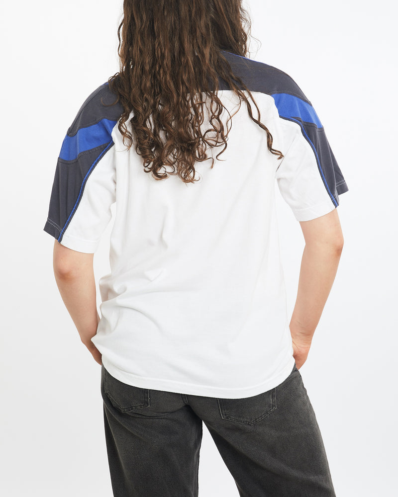 Vintage 90s Adidas Tee <br>M , The Real Deal , newtown, sydney, australia, thrift store, opshop, preloved, secondhand, sustainable, retro, antique, 70s, 80s, 90s, 2000s, 00s, fashion, clothing, streetwear, trendy, garment, style, boutique, store, shop, archive, sale, cheap, best, top