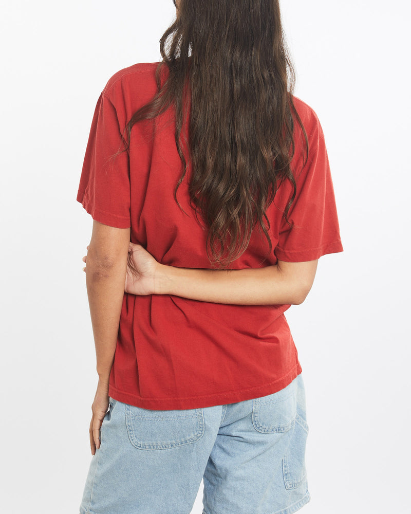 Vintage, Nike, Tee, The Real Deal, size small, colour Red, newtown, sydney, australia, thrift store, opshop, preloved, secondhand, sustainable, retro, antique, 70s, 80s, 90s, 2000s, 00s, fashion, clothing, streetwear, trendy, garment, style, boutique, store, shop, archive, sale, cheap, best, top, T-Shirts