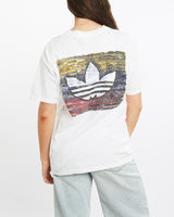 Vintage, 90s, Adidas, Tee, The Real Deal, size medium, colour White, newtown, sydney, australia, thrift store, opshop, preloved, secondhand, sustainable, retro, antique, 70s, 80s, 90s, 2000s, 00s, fashion, clothing, streetwear, trendy, garment, style, boutique, store, shop, archive, sale, cheap, best, top, T-Shirts