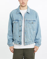 Vintage, Wrangler, Denim, Jacket, The Real Deal, size extra large, colour Blue, newtown, sydney, australia, thrift store, opshop, preloved, secondhand, sustainable, retro, antique, 70s, 80s, 90s, 2000s, 00s, fashion, clothing, streetwear, trendy, garment, style, boutique, store, shop, archive, sale, cheap, best, top, Jackets