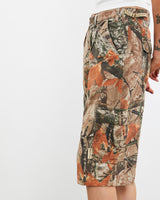 Vintage, Realtree, Camo, Cargo, Shorts, The Real Deal, size 31", colour Green, newtown, sydney, australia, thrift store, opshop, preloved, secondhand, sustainable, retro, antique, 70s, 80s, 90s, 2000s, 00s, fashion, clothing, streetwear, trendy, garment, style, boutique, store, shop, archive, sale, cheap, best, top, Shorts