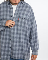 Vintage 90s Levi's Flannelette Button Up Shirt <br>XXXL , The Real Deal , newtown, sydney, australia, thrift store, opshop, preloved, secondhand, sustainable, retro, antique, 70s, 80s, 90s, 2000s, 00s, fashion, clothing, streetwear, trendy, garment, style, boutique, store, shop, archive, sale, cheap, best, top