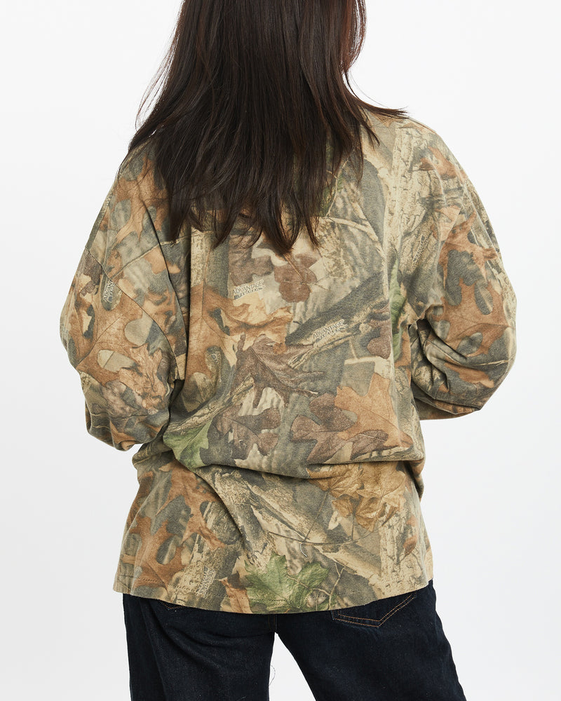 Vintage Realtree Camo Long Sleeve Tee <br>M , The Real Deal , newtown, sydney, australia, thrift store, opshop, preloved, secondhand, sustainable, retro, antique, 70s, 80s, 90s, 2000s, 00s, fashion, clothing, streetwear, trendy, garment, style, boutique, store, shop, archive, sale, cheap, best, top