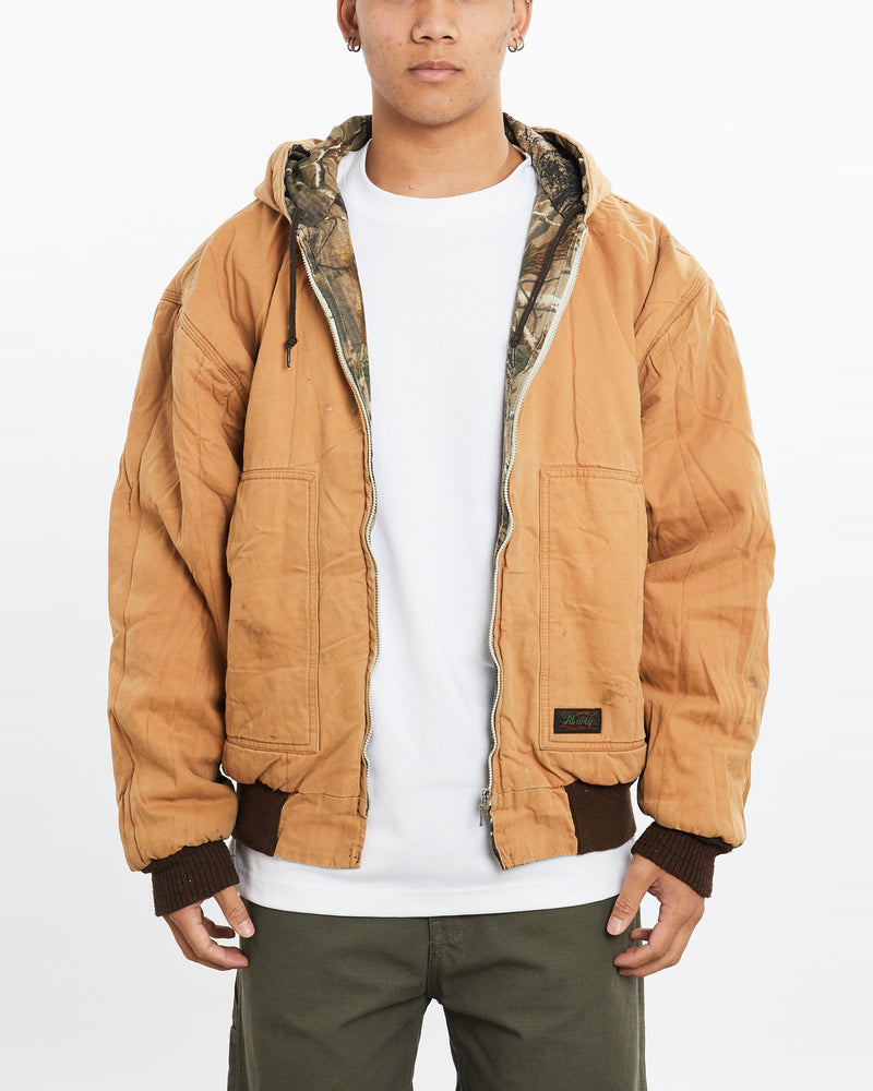 Vintage, Realtree, Camo, Reversible, Jacket, The Real Deal, size large, colour Brown, newtown, sydney, australia, thrift store, opshop, preloved, secondhand, sustainable, retro, antique, 70s, 80s, 90s, 2000s, 00s, fashion, clothing, streetwear, trendy, garment, style, boutique, store, shop, archive, sale, cheap, best, top, Jackets