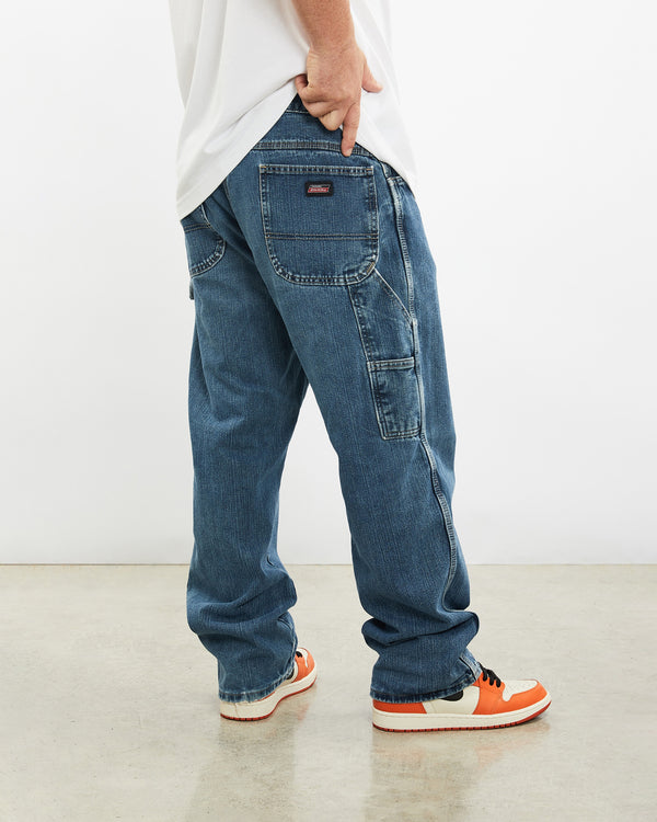 Vintage Dickies Denim Carpenter Pants <br>36" , The Real Deal , newtown, sydney, australia, thrift store, opshop, preloved, secondhand, sustainable, retro, antique, 70s, 80s, 90s, 2000s, 00s, fashion, clothing, streetwear, trendy, garment, style, boutique, store, shop, archive, sale, cheap, best, top