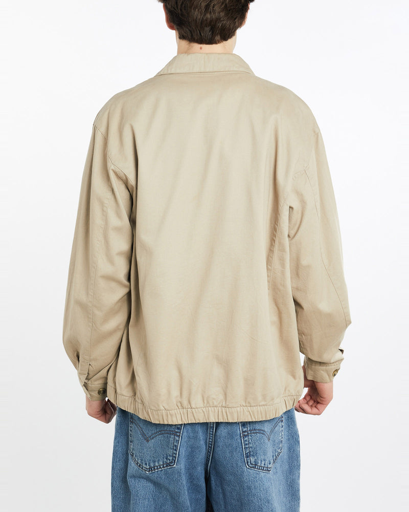 Vintage, 90s, Polo, Ralph, Lauren, Harrington, Jacket, The Real Deal, size extra large, colour Beige, newtown, sydney, australia, thrift store, opshop, preloved, secondhand, sustainable, retro, antique, 70s, 80s, 90s, 2000s, 00s, fashion, clothing, streetwear, trendy, garment, style, boutique, store, shop, archive, sale, cheap, best, top, Jackets