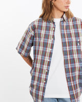 Vintage, 90s, Polo, Ralph, Lauren, Short, Sleeve, Button, Up, Shirt, The Real Deal, size medium, colour Multicolour, newtown, sydney, australia, thrift store, opshop, preloved, secondhand, sustainable, retro, antique, 70s, 80s, 90s, 2000s, 00s, fashion, clothing, streetwear, trendy, garment, style, boutique, store, shop, archive, sale, cheap, best, top, Shirts