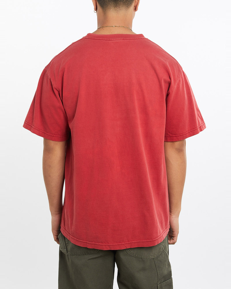 Vintage, Adidas, Tee, The Real Deal, size large, colour Red, newtown, sydney, australia, thrift store, opshop, preloved, secondhand, sustainable, retro, antique, 70s, 80s, 90s, 2000s, 00s, fashion, clothing, streetwear, trendy, garment, style, boutique, store, shop, archive, sale, cheap, best, top, T-Shirts