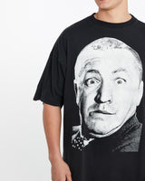 Vintage, 90s, The, Three, Stooges, Curly', Tee, The Real Deal, size double extra large, colour Black, newtown, sydney, australia, thrift store, opshop, preloved, secondhand, sustainable, retro, antique, 70s, 80s, 90s, 2000s, 00s, fashion, clothing, streetwear, trendy, garment, style, boutique, store, shop, archive, sale, cheap, best, top, T-Shirts