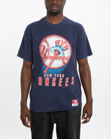 Vintage 90s MLB New York Yankees Tee <br>L , The Real Deal , newtown, sydney, australia, thrift store, opshop, preloved, secondhand, sustainable, retro, antique, 70s, 80s, 90s, 2000s, 00s, fashion, clothing, streetwear, trendy, garment, style, boutique, store, shop, archive, sale, cheap, best, top