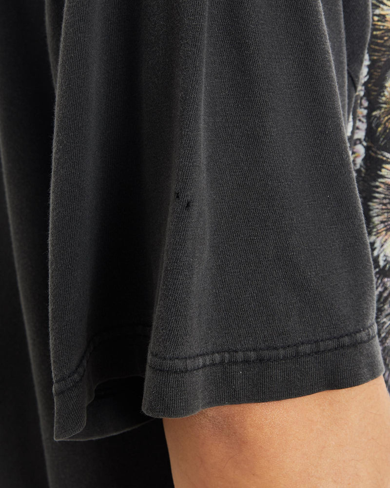 Vintage, 1995, Wolf, Wildlife, Tee, The Real Deal, size large, colour Black, newtown, sydney, australia, thrift store, opshop, preloved, secondhand, sustainable, retro, antique, 70s, 80s, 90s, 2000s, 00s, fashion, clothing, streetwear, trendy, garment, style, boutique, store, shop, archive, sale, cheap, best, top, T-Shirts