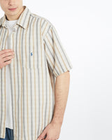 Vintage, 90s, Polo, Ralph, Lauren, Short, Sleeve, Button, Up, Shirt, The Real Deal, size extra large, colour Multicolour, newtown, sydney, australia, thrift store, opshop, preloved, secondhand, sustainable, retro, antique, 70s, 80s, 90s, 2000s, 00s, fashion, clothing, streetwear, trendy, garment, style, boutique, store, shop, archive, sale, cheap, best, top, Shirts