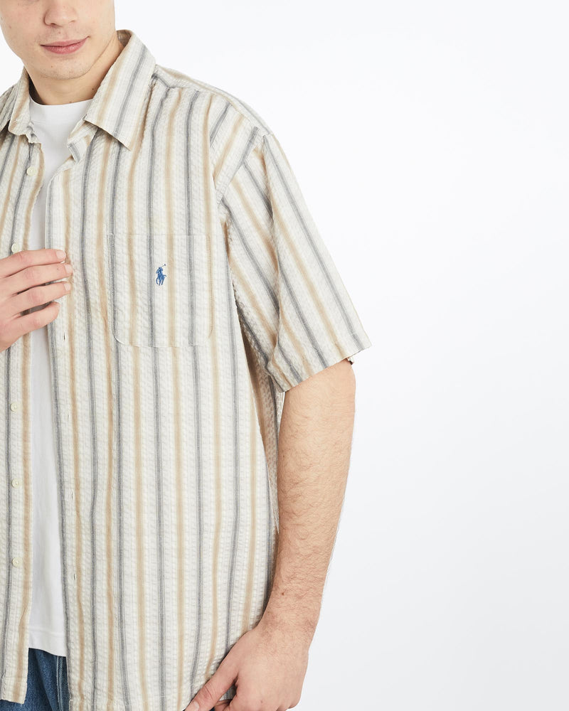 Vintage, 90s, Polo, Ralph, Lauren, Short, Sleeve, Button, Up, Shirt, The Real Deal, size extra large, colour Multicolour, newtown, sydney, australia, thrift store, opshop, preloved, secondhand, sustainable, retro, antique, 70s, 80s, 90s, 2000s, 00s, fashion, clothing, streetwear, trendy, garment, style, boutique, store, shop, archive, sale, cheap, best, top, Shirts