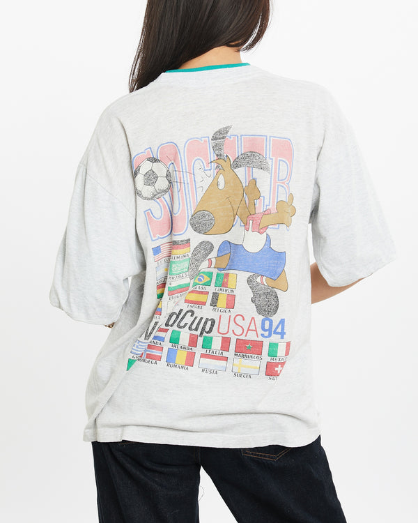 Vintage 1994 USA FIFA World Cup 'Colombia' Tee <br>S , The Real Deal , newtown, sydney, australia, thrift store, opshop, preloved, secondhand, sustainable, retro, antique, 70s, 80s, 90s, 2000s, 00s, fashion, clothing, streetwear, trendy, garment, style, boutique, store, shop, archive, sale, cheap, best, top