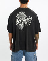 Vintage, 1994, Harley, Davidson, Sturgis, Motorcycle, Rally, Tee, The Real Deal, size extra large, colour Black, newtown, sydney, australia, thrift store, opshop, preloved, secondhand, sustainable, retro, antique, 70s, 80s, 90s, 2000s, 00s, fashion, clothing, streetwear, trendy, garment, style, boutique, store, shop, archive, sale, cheap, best, top, T-Shirts