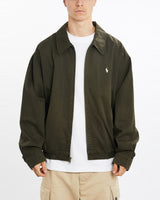 Vintage, 90s, Polo, Ralph, Lauren, Harrington, Jacket, The Real Deal, size extra large, colour Green, newtown, sydney, australia, thrift store, opshop, preloved, secondhand, sustainable, retro, antique, 70s, 80s, 90s, 2000s, 00s, fashion, clothing, streetwear, trendy, garment, style, boutique, store, shop, archive, sale, cheap, best, top, Jackets