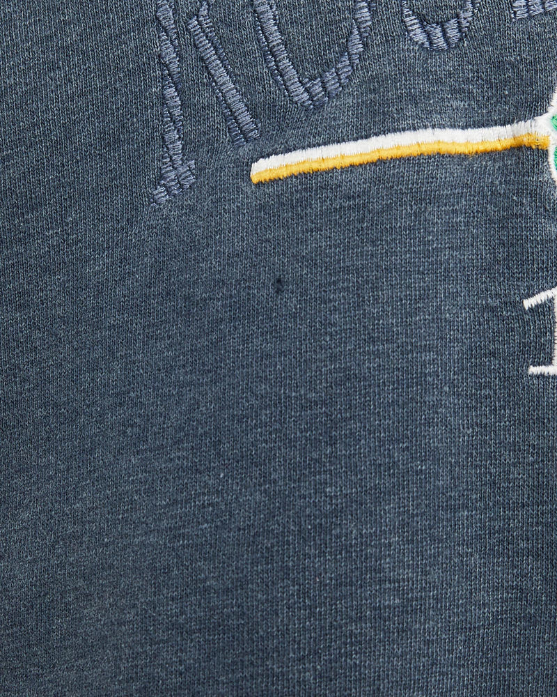 Vintage, 1998, University, of, Michigan, Rose, Bowl, Sweatshirt, The Real Deal, size large, colour Navy, newtown, sydney, australia, thrift store, opshop, preloved, secondhand, sustainable, retro, antique, 70s, 80s, 90s, 2000s, 00s, fashion, clothing, streetwear, trendy, garment, style, boutique, store, shop, archive, sale, cheap, best, top, Sweats and hoodies