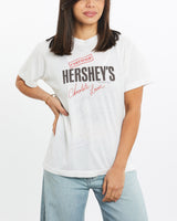 Vintage, 80s, Hershey's, Chocolate, Tee, The Real Deal, size double extra small, colour White, newtown, sydney, australia, thrift store, opshop, preloved, secondhand, sustainable, retro, antique, 70s, 80s, 90s, 2000s, 00s, fashion, clothing, streetwear, trendy, garment, style, boutique, store, shop, archive, sale, cheap, best, top, T-Shirts