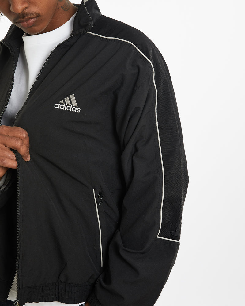 Vintage 90s Adidas Windbreaker Jacket <br>L , The Real Deal , newtown, sydney, australia, thrift store, opshop, preloved, secondhand, sustainable, retro, antique, 70s, 80s, 90s, 2000s, 00s, fashion, clothing, streetwear, trendy, garment, style, boutique, store, shop, archive, sale, cheap, best, top
