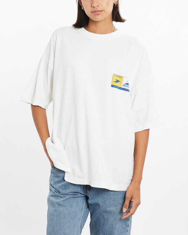 Vintage, 1998, France, FIFA, World, Cup, Tee, The Real Deal, size small, colour White, newtown, sydney, australia, thrift store, opshop, preloved, secondhand, sustainable, retro, antique, 70s, 80s, 90s, 2000s, 00s, fashion, clothing, streetwear, trendy, garment, style, boutique, store, shop, archive, sale, cheap, best, top, T-Shirts