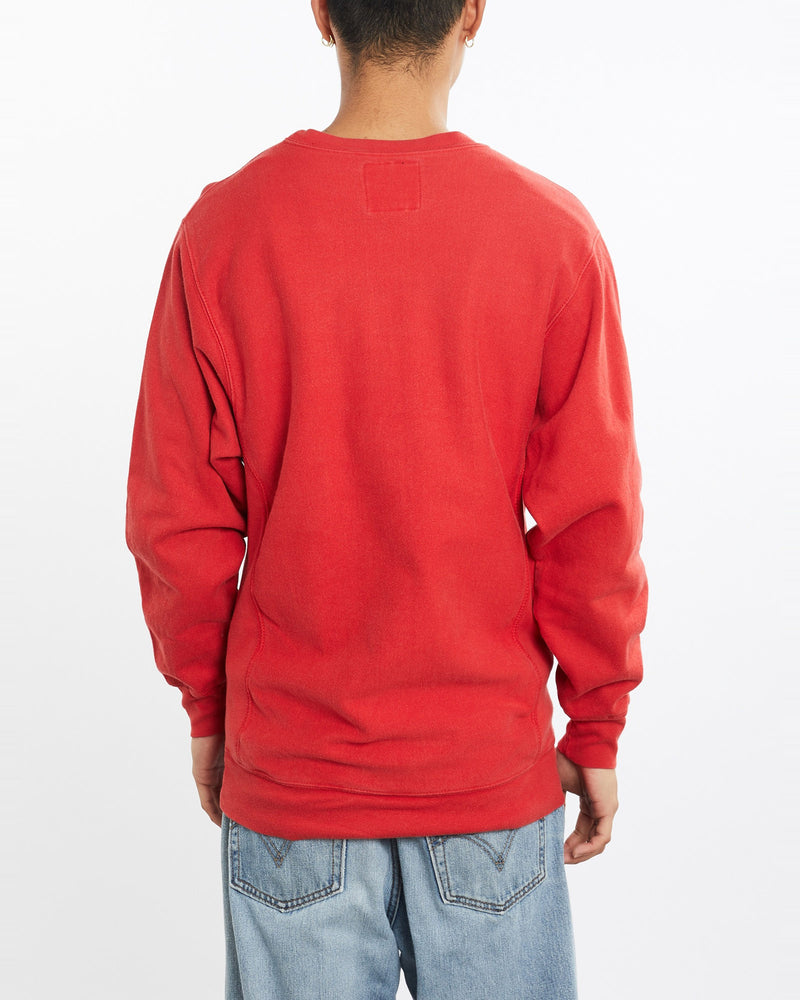 Vintage, 90s, NCAA, Ohio, State, Sweatshirt, The Real Deal, size large, colour Red, newtown, sydney, australia, thrift store, opshop, preloved, secondhand, sustainable, retro, antique, 70s, 80s, 90s, 2000s, 00s, fashion, clothing, streetwear, trendy, garment, style, boutique, store, shop, archive, sale, cheap, best, top, Sweats and hoodies