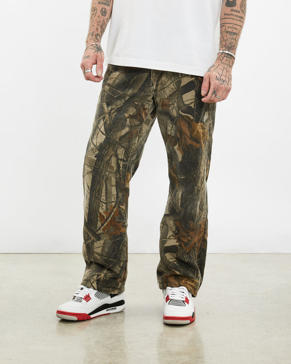 Vintage Realtree 'Fleece Lined' Camo Pants <br>31" , The Real Deal , newtown, sydney, australia, thrift store, opshop, preloved, secondhand, sustainable, retro, antique, 70s, 80s, 90s, 2000s, 00s, fashion, clothing, streetwear, trendy, garment, style, boutique, store, shop, archive, sale, cheap, best, top