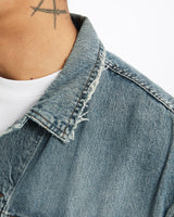 Vintage, 90s, Levi's, Denim, Jacket, The Real Deal, size extra large, colour Navy, newtown, sydney, australia, thrift store, opshop, preloved, secondhand, sustainable, retro, antique, 70s, 80s, 90s, 2000s, 00s, fashion, clothing, streetwear, trendy, garment, style, boutique, store, shop, archive, sale, cheap, best, top, Jackets