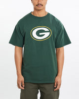 Vintage, NFL, Green, Bay, Packers, Tee, The Real Deal, size large, colour Green, newtown, sydney, australia, thrift store, opshop, preloved, secondhand, sustainable, retro, antique, 70s, 80s, 90s, 2000s, 00s, fashion, clothing, streetwear, trendy, garment, style, boutique, store, shop, archive, sale, cheap, best, top, T-Shirts