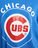 Vintage, 1991, MLB, Chicago, Cubs, Tee, The Real Deal, size medium, colour Blue, newtown, sydney, australia, thrift store, opshop, preloved, secondhand, sustainable, retro, antique, 70s, 80s, 90s, 2000s, 00s, fashion, clothing, streetwear, trendy, garment, style, boutique, store, shop, archive, sale, cheap, best, top, T-Shirts