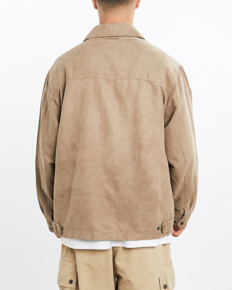 Vintage, 90s, Polo, Ralph, Lauren, Harrington, Jacket, The Real Deal, size large, colour Brown, newtown, sydney, australia, thrift store, opshop, preloved, secondhand, sustainable, retro, antique, 70s, 80s, 90s, 2000s, 00s, fashion, clothing, streetwear, trendy, garment, style, boutique, store, shop, archive, sale, cheap, best, top, Jackets