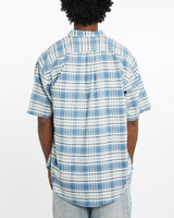 Vintage, 90s, Polo, Ralph, Lauren, Short, Sleeve, Button, Up, Shirt, The Real Deal, size large, colour Blue, newtown, sydney, australia, thrift store, opshop, preloved, secondhand, sustainable, retro, antique, 70s, 80s, 90s, 2000s, 00s, fashion, clothing, streetwear, trendy, garment, style, boutique, store, shop, archive, sale, cheap, best, top, Shirts