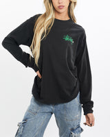 Vintage, Stussy, Long, Sleeve, Tee, The Real Deal, size small, colour Black, newtown, sydney, australia, thrift store, opshop, preloved, secondhand, sustainable, retro, antique, 70s, 80s, 90s, 2000s, 00s, fashion, clothing, streetwear, trendy, garment, style, boutique, store, shop, archive, sale, cheap, best, top, T-Shirts