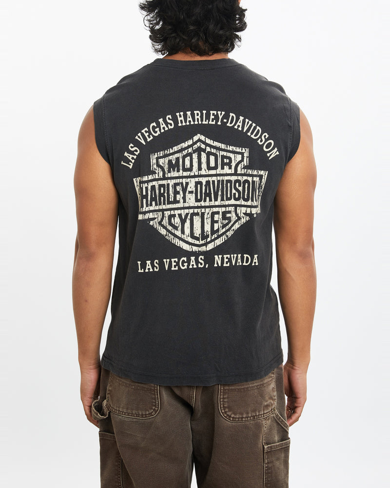 Vintage Harley Davidson Tank <br>M , The Real Deal , newtown, sydney, australia, thrift store, opshop, preloved, secondhand, sustainable, retro, antique, 70s, 80s, 90s, 2000s, 00s, fashion, clothing, streetwear, trendy, garment, style, boutique, store, shop, archive, sale, cheap, best, top
