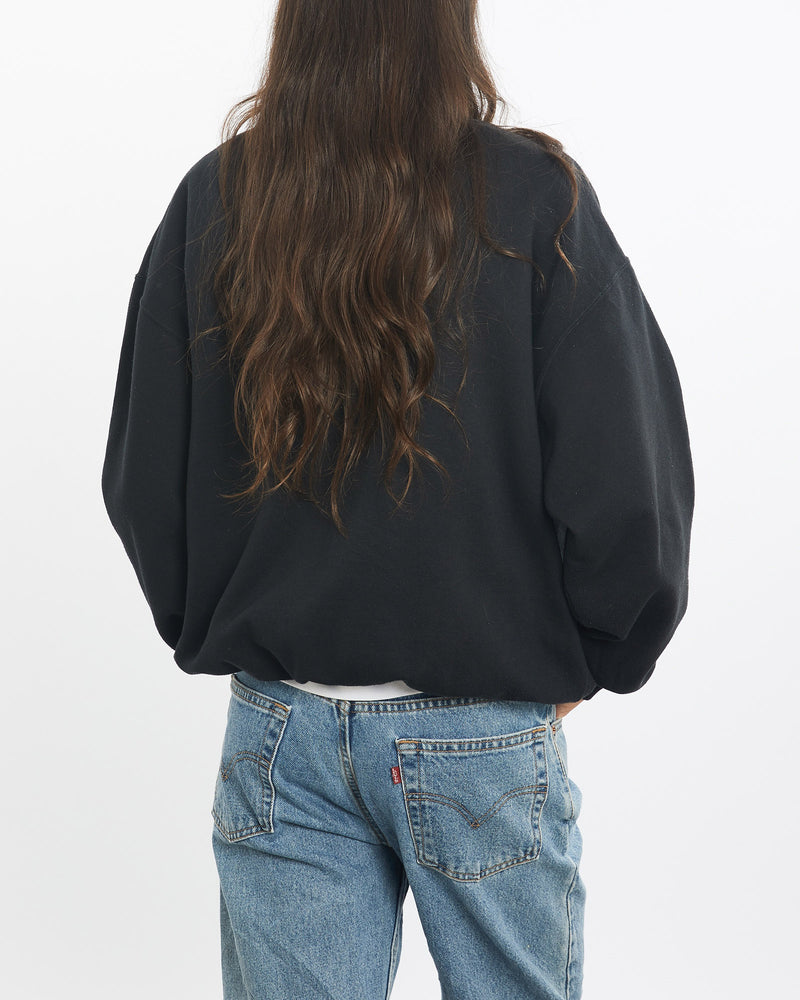 Vintage, 90s, Puma, Sweatshirt, The Real Deal, size small, colour Black, newtown, sydney, australia, thrift store, opshop, preloved, secondhand, sustainable, retro, antique, 70s, 80s, 90s, 2000s, 00s, fashion, clothing, streetwear, trendy, garment, style, boutique, store, shop, archive, sale, cheap, best, top, Sweats and hoodies