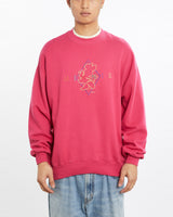 Vintage, 90s, Disney, Minnie, Mouse, Sweatshirt, The Real Deal, size large, colour Purple, newtown, sydney, australia, thrift store, opshop, preloved, secondhand, sustainable, retro, antique, 70s, 80s, 90s, 2000s, 00s, fashion, clothing, streetwear, trendy, garment, style, boutique, store, shop, archive, sale, cheap, best, top, Sweats and hoodies