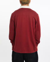 Vintage, 90s, Polo, Ralph, Lauren, Rugby, Shirt, The Real Deal, size extra large, colour Burgundy, newtown, sydney, australia, thrift store, opshop, preloved, secondhand, sustainable, retro, antique, 70s, 80s, 90s, 2000s, 00s, fashion, clothing, streetwear, trendy, garment, style, boutique, store, shop, archive, sale, cheap, best, top, Shirts