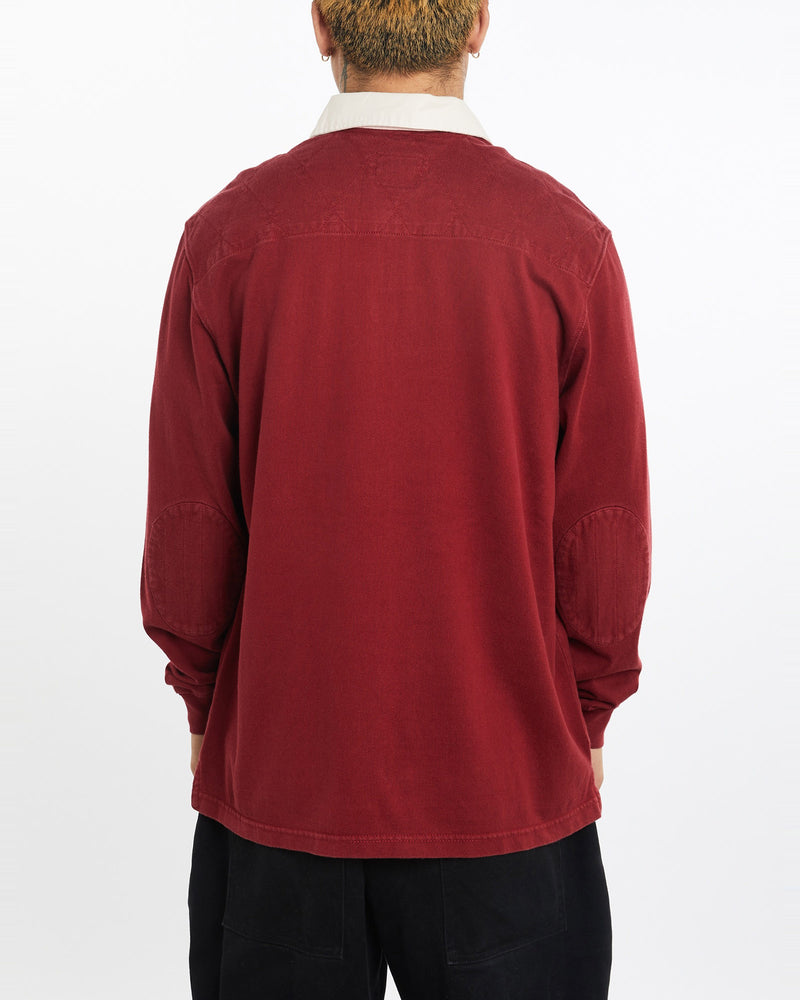 Vintage, 90s, Polo, Ralph, Lauren, Rugby, Shirt, The Real Deal, size extra large, colour Burgundy, newtown, sydney, australia, thrift store, opshop, preloved, secondhand, sustainable, retro, antique, 70s, 80s, 90s, 2000s, 00s, fashion, clothing, streetwear, trendy, garment, style, boutique, store, shop, archive, sale, cheap, best, top, Shirts