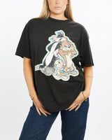 Vintage, 1998, Looney, Tunes, Tee, The Real Deal, size medium, colour Black, newtown, sydney, australia, thrift store, opshop, preloved, secondhand, sustainable, retro, antique, 70s, 80s, 90s, 2000s, 00s, fashion, clothing, streetwear, trendy, garment, style, boutique, store, shop, archive, sale, cheap, best, top, T-Shirts