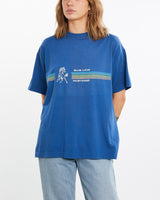 Vintage, 80s, Blue, Lake, Mustangs, Tee, The Real Deal, size medium, colour Blue, newtown, sydney, australia, thrift store, opshop, preloved, secondhand, sustainable, retro, antique, 70s, 80s, 90s, 2000s, 00s, fashion, clothing, streetwear, trendy, garment, style, boutique, store, shop, archive, sale, cheap, best, top, T-Shirts