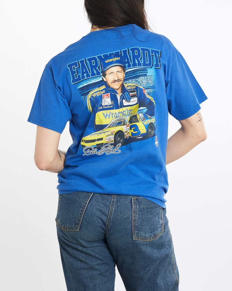 Vintage, Dale, Earnhardt, Jr., NASCAR, Racing, Tee, The Real Deal, size large, colour Blue, newtown, sydney, australia, thrift store, opshop, preloved, secondhand, sustainable, retro, antique, 70s, 80s, 90s, 2000s, 00s, fashion, clothing, streetwear, trendy, garment, style, boutique, store, shop, archive, sale, cheap, best, top, T-Shirts