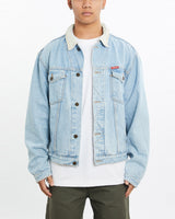 Vintage, 90s, Wrangler, Denim, Jacket, The Real Deal, size large, colour Blue, newtown, sydney, australia, thrift store, opshop, preloved, secondhand, sustainable, retro, antique, 70s, 80s, 90s, 2000s, 00s, fashion, clothing, streetwear, trendy, garment, style, boutique, store, shop, archive, sale, cheap, best, top, Jackets