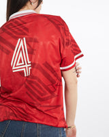 Vintage, 90s, Umbro, Ballard, Kiwanis, Soccer, Jersey, The Real Deal, size large, colour Red, newtown, sydney, australia, thrift store, opshop, preloved, secondhand, sustainable, retro, antique, 70s, 80s, 90s, 2000s, 00s, fashion, clothing, streetwear, trendy, garment, style, boutique, store, shop, archive, sale, cheap, best, top, T-Shirts