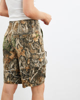 Vintage, Realtree, Camo, Cargo, Shorts, The Real Deal, size 30", colour Green, newtown, sydney, australia, thrift store, opshop, preloved, secondhand, sustainable, retro, antique, 70s, 80s, 90s, 2000s, 00s, fashion, clothing, streetwear, trendy, garment, style, boutique, store, shop, archive, sale, cheap, best, top, Shorts